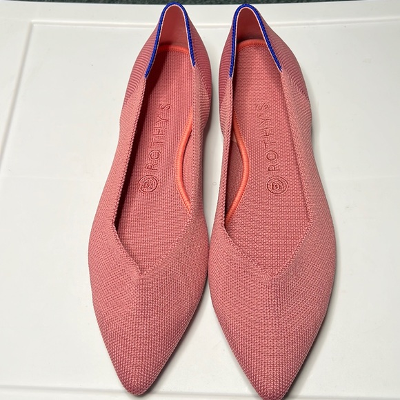 Rothy's Shoes - Rothy’s Point Rosebud Pink Size 9 NWOB
